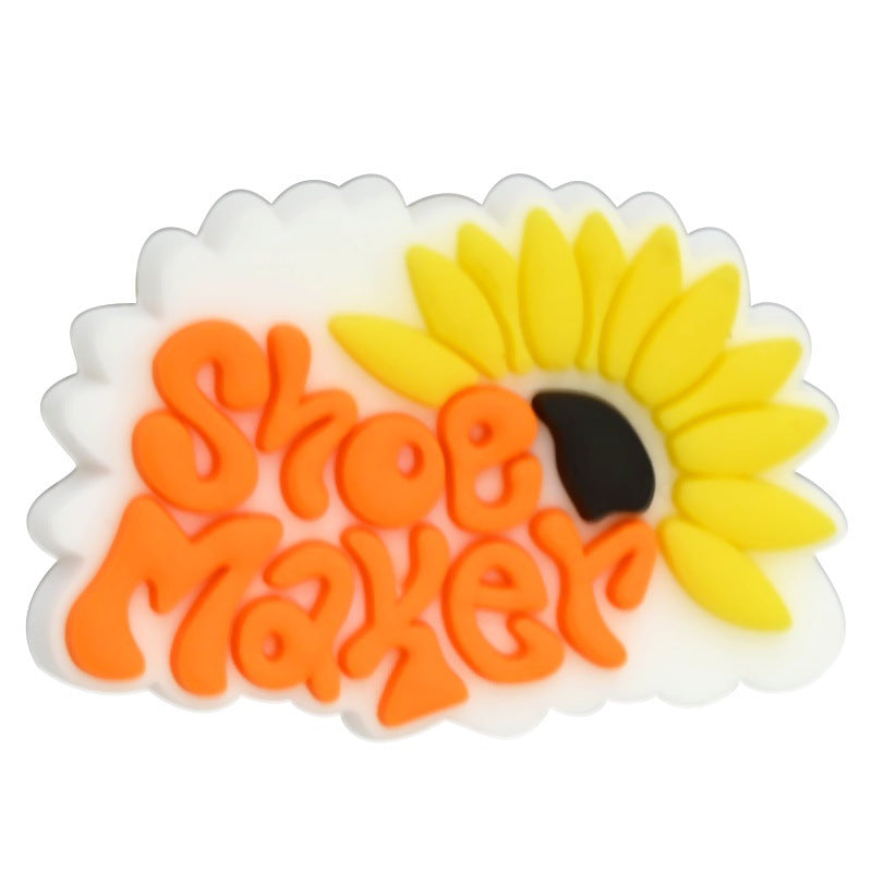 Wholesale  Random 100pcs/pack  Cartoon Sunflower Series Beads