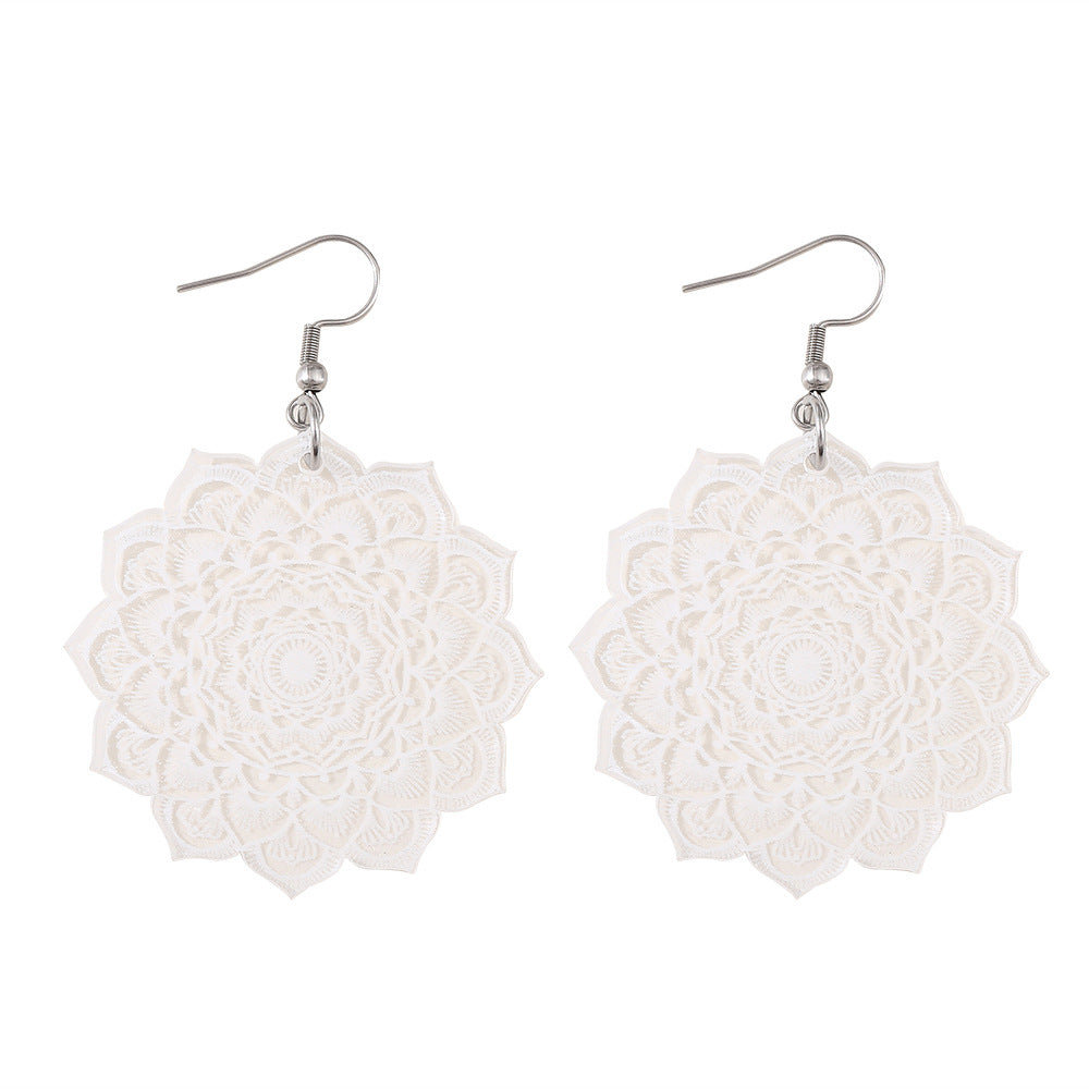 Wholesale Ethnic Bohemian Flower Earrings