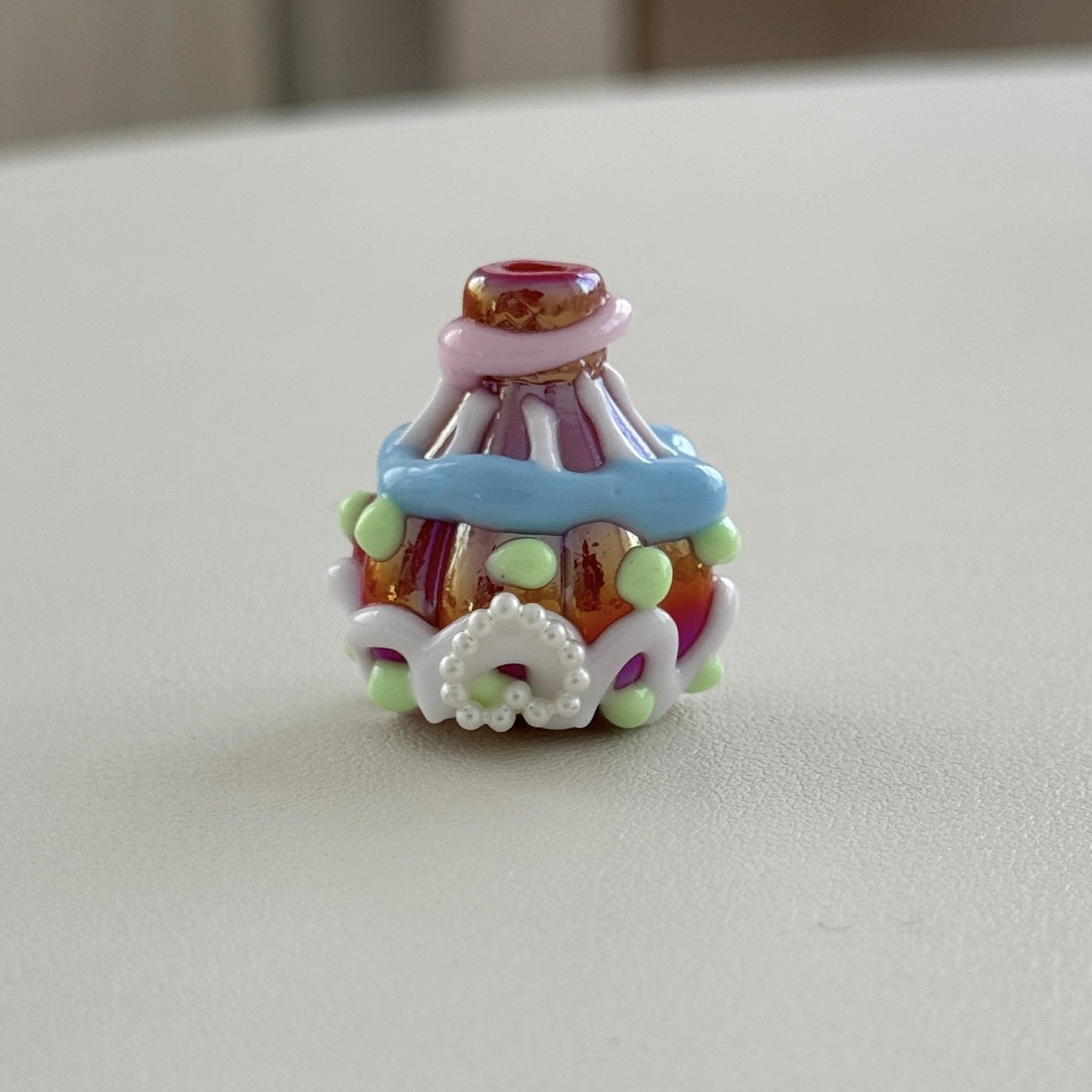 Wholesale 10PCS Hot Air Balloon Heavy Oil Hand Painted Beads Special Shaped Beads