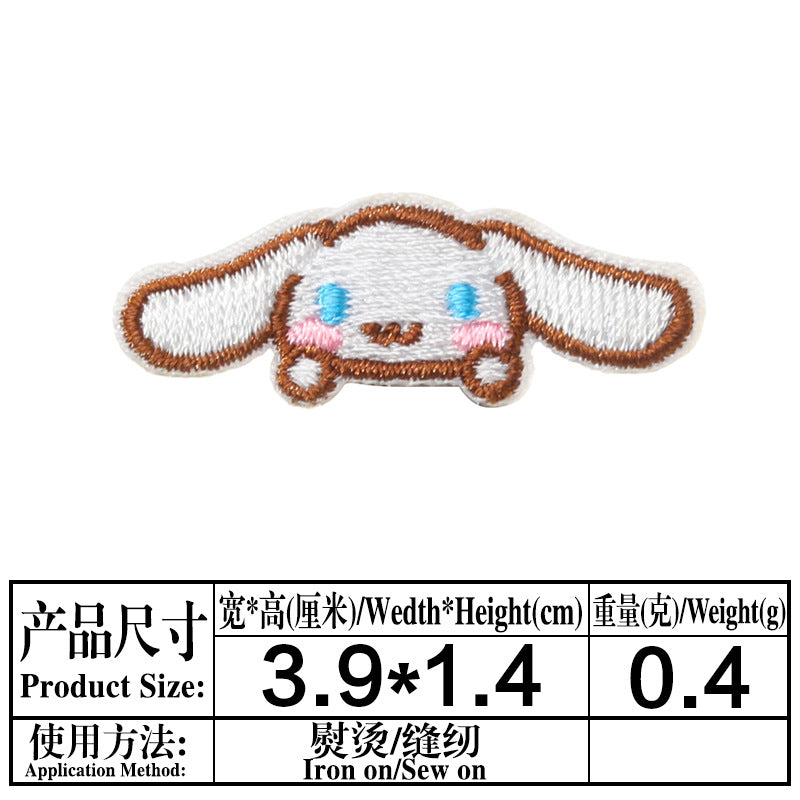 Wholesale DIY patchs Mini small cloth stickers  cartoon Puppy OLY Exclusive