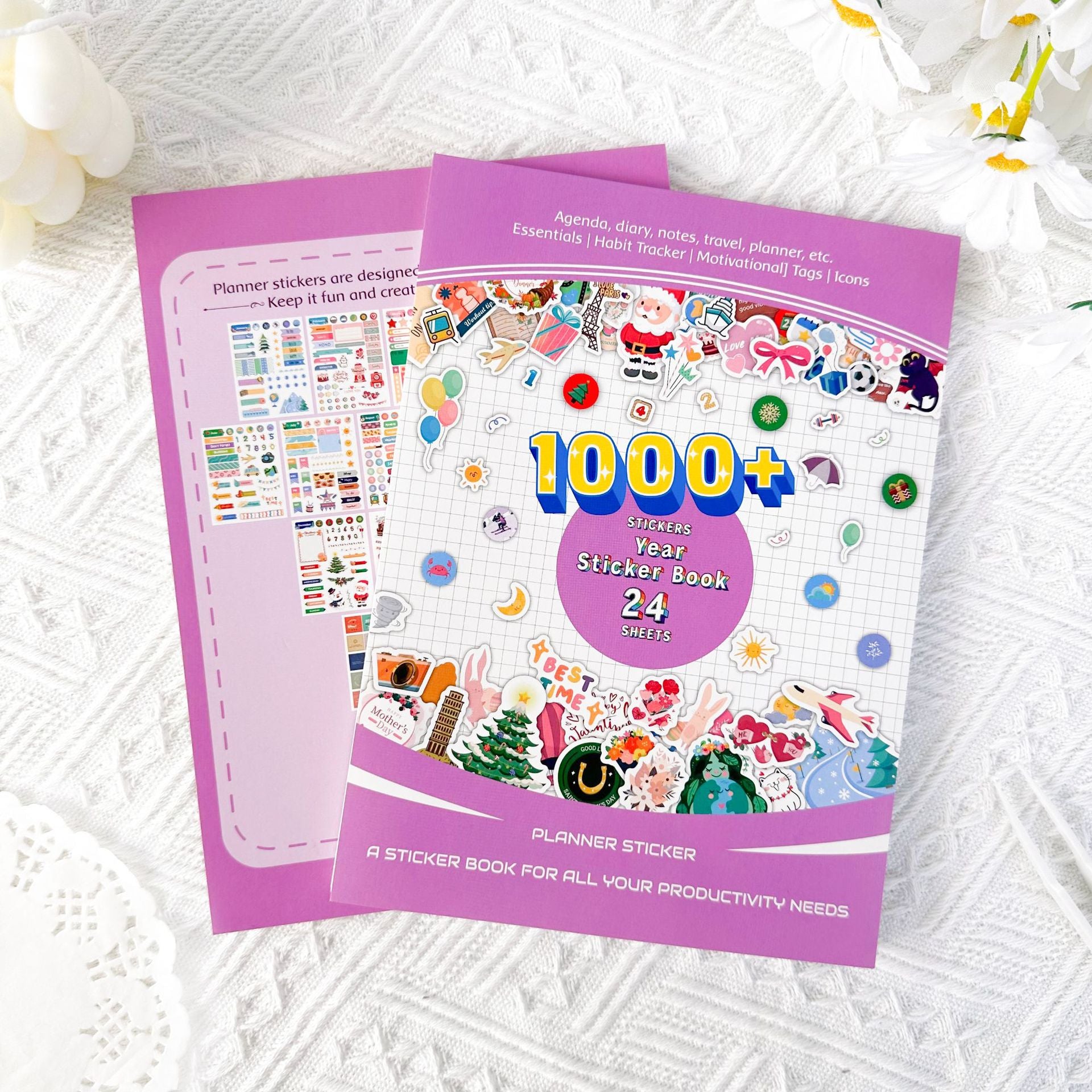 Wholesale Writing Paper Self-adhesive Diary Cutting and Pasting Planner Stickers Book