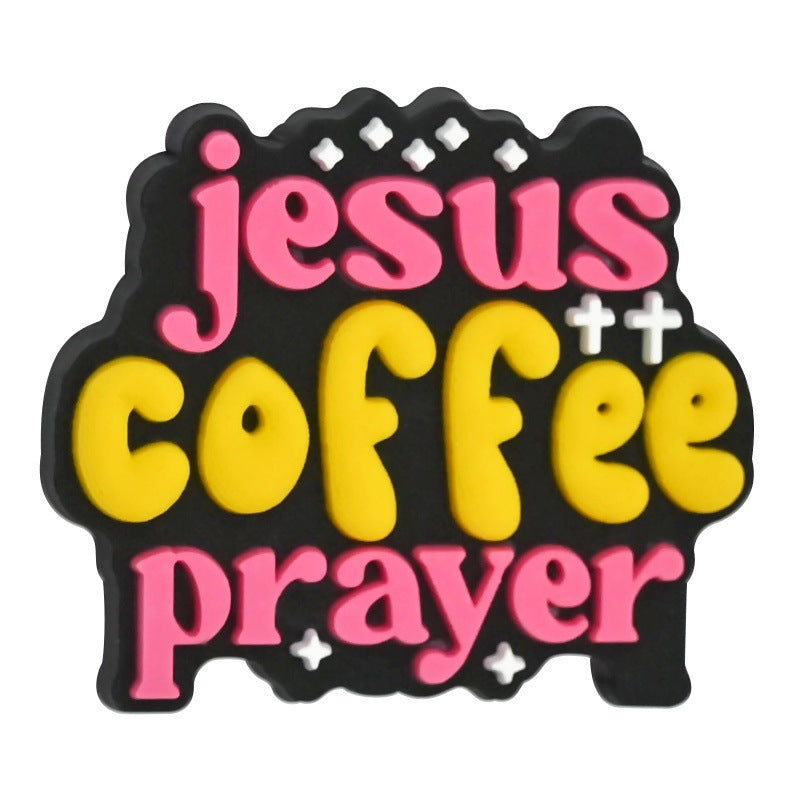 Wholesale  Random 100pcs  Coffee series PVC soft glue beaded DIY ballpoint pen