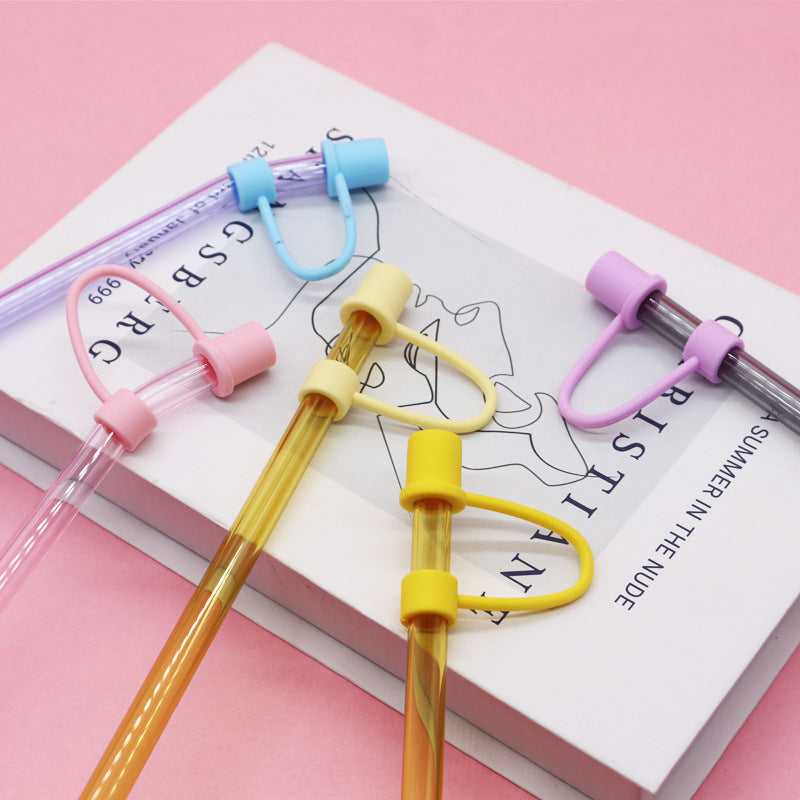 Wholesale 10mm Silicone Straw Cap Dustproof Plug