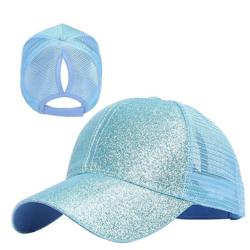 Wholesale Open Ponytail Hat Mesh Outdoor Casual Baseball Cap