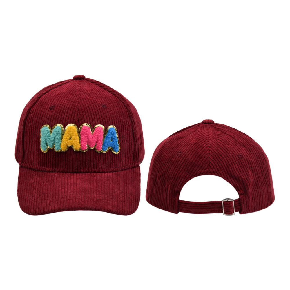 Wholesale Polyester MAMA Letter Embroidery Baseball Cap