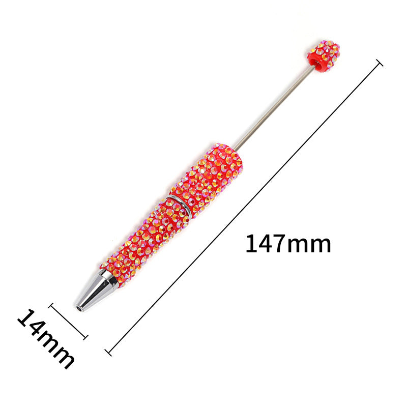 Wholesale 5pcs Full diamond DIY bead pen colorful resin diamond bead pen