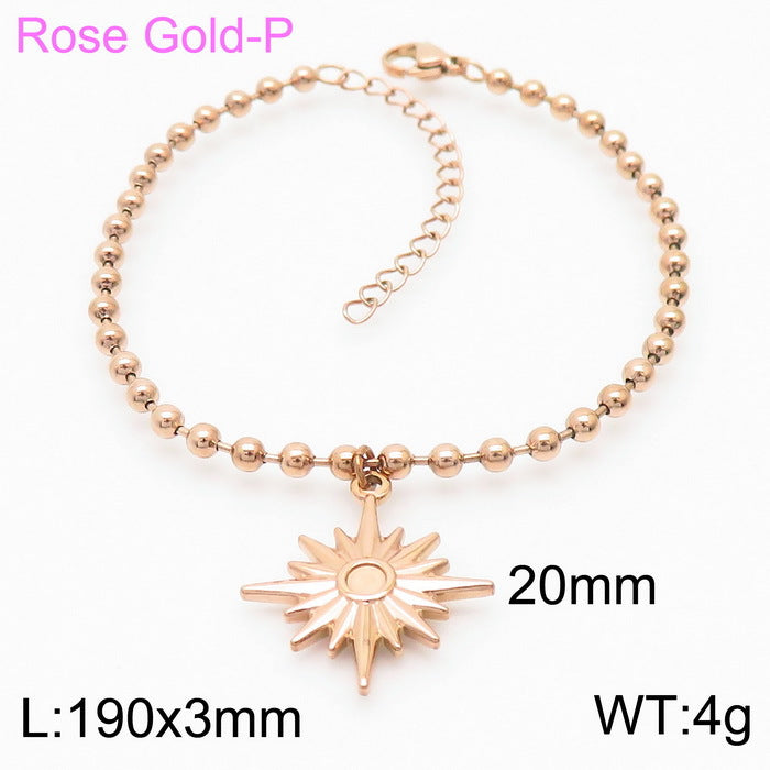 Wholesale Octagram Ladies Suits Gold Plated Necklaces