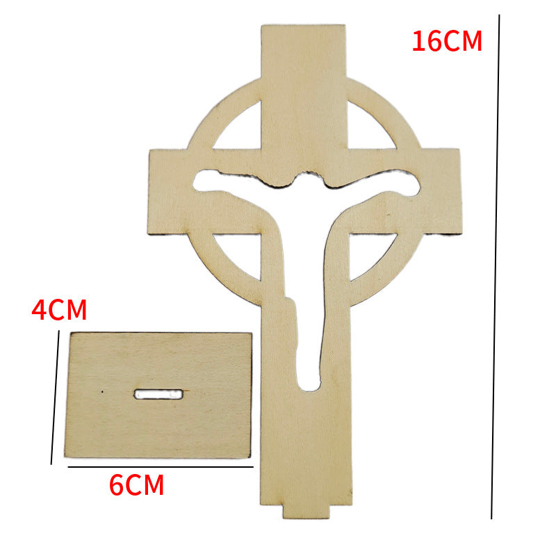 Wholesale of Wooden Cross Ornaments