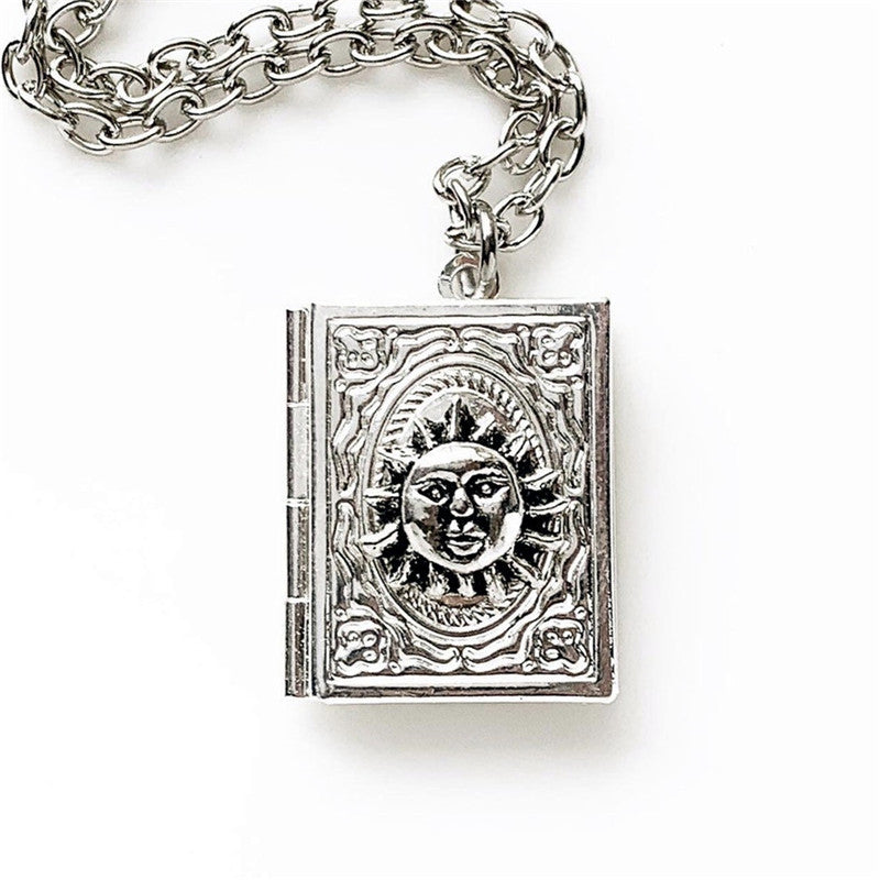 Wholesale Book Lock Photo Pendant Creative Necklace