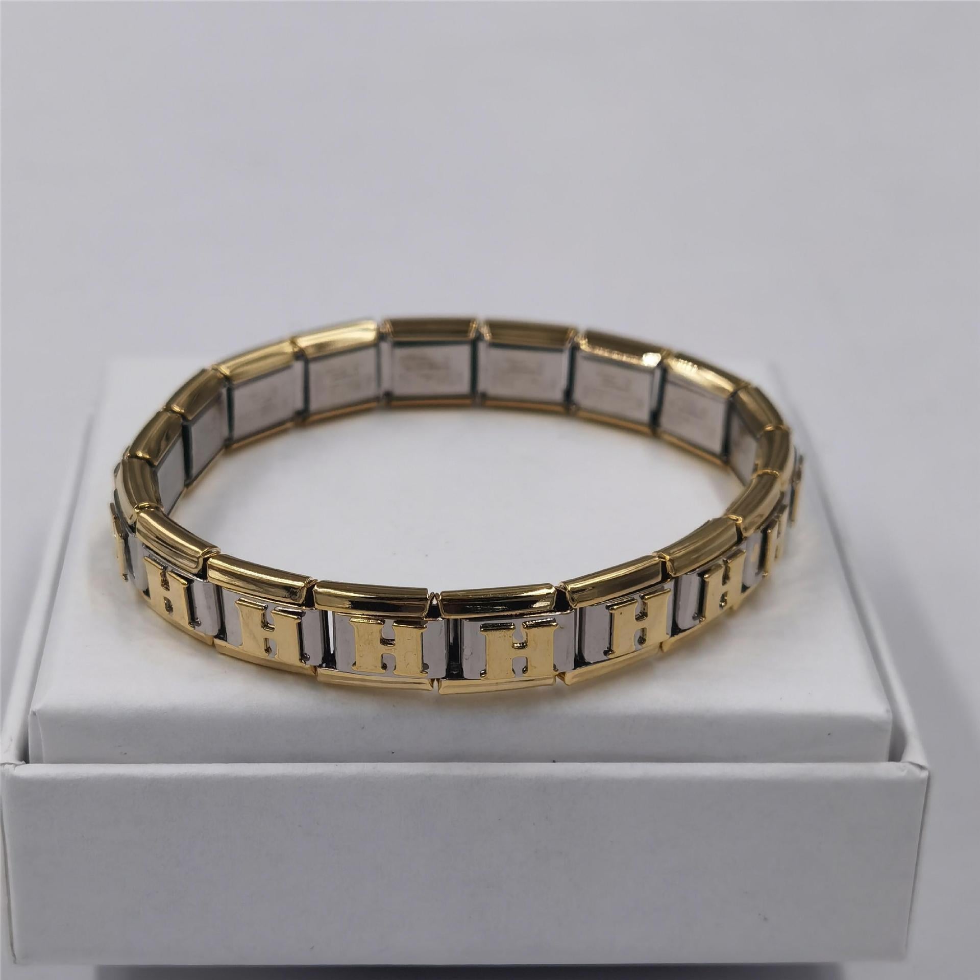 Wholesale Italian Charm Bracelet DIY Module Splicing Stainless Steel Bracelet Accessories Charms