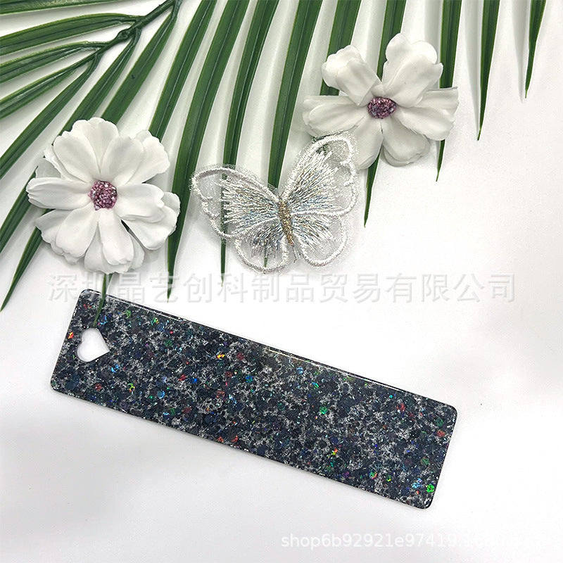 Wholesale 10pcs/pack Starry Sky Series Acrylic Bookmark DIY Pendant