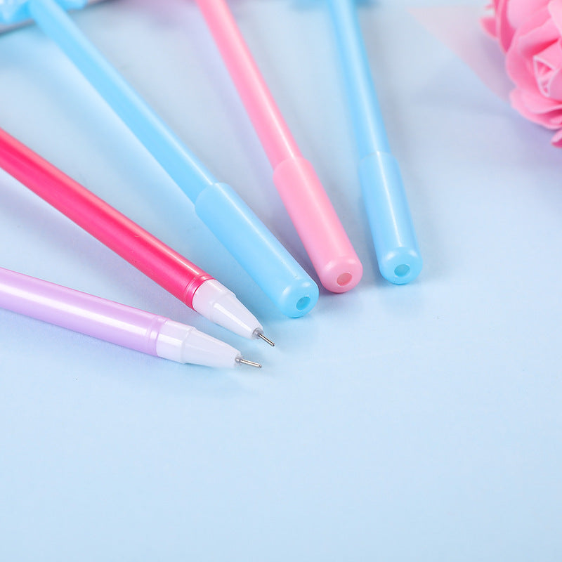 Wholesale Plastic Love Bow Gel Pen
