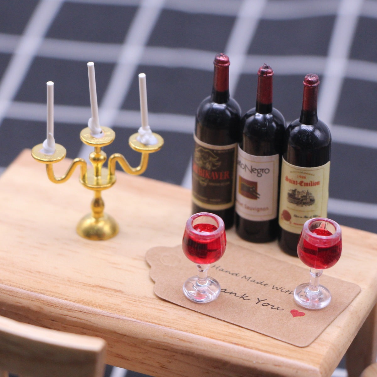 Wholesale Dollhouse Mini Simulation Retro Candle Light