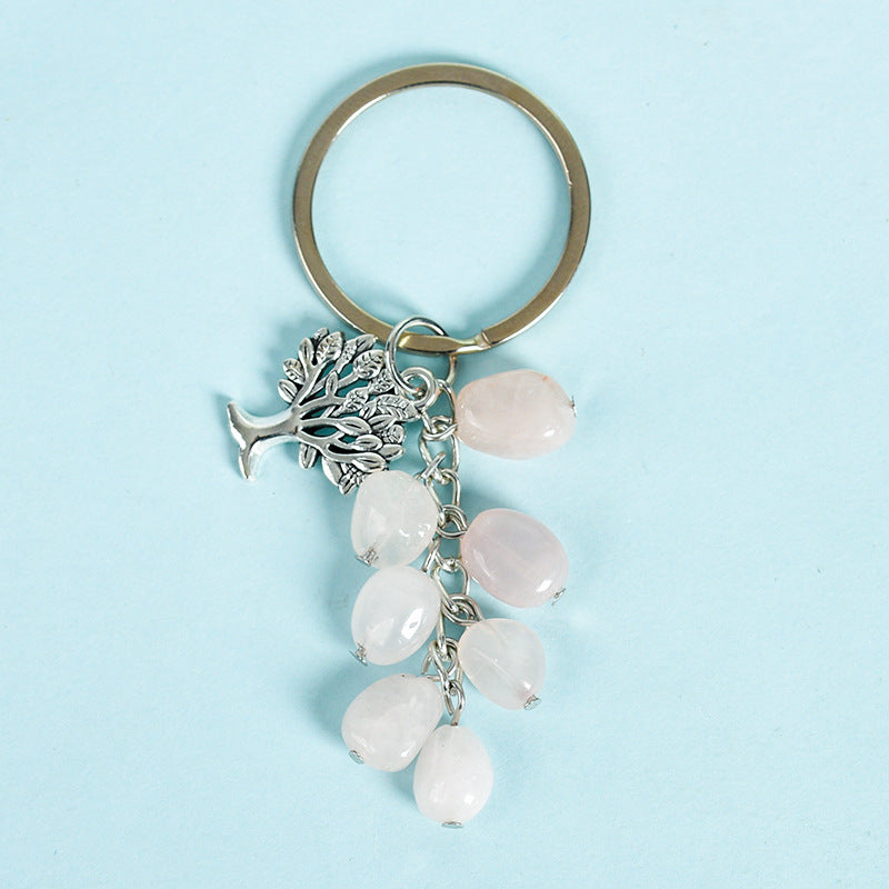 Wholesale Tree of Life Crystal Keychain