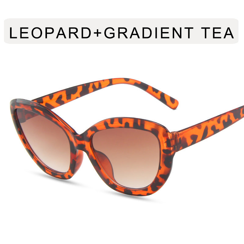 Wholesale Cat Eye Big Frame PC Sunglasses