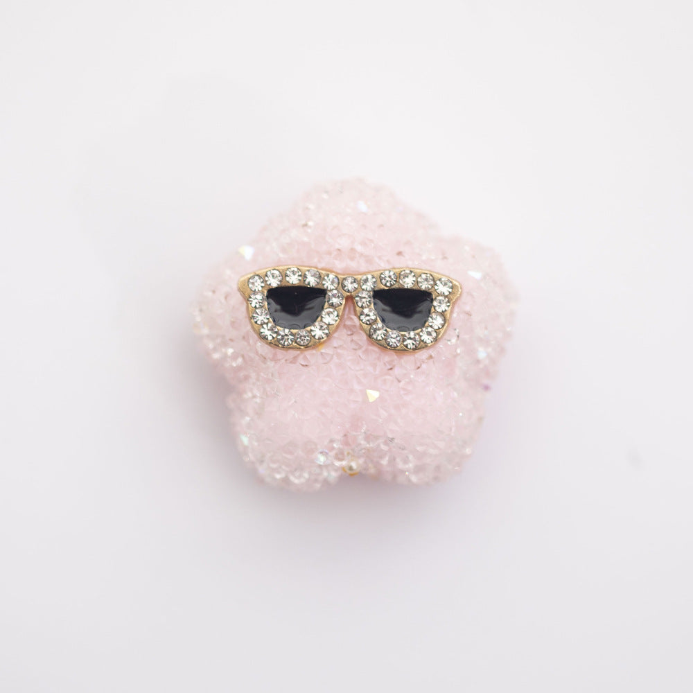 Wholesale Acrylic Small Star Sugar Pen Caps Beaded