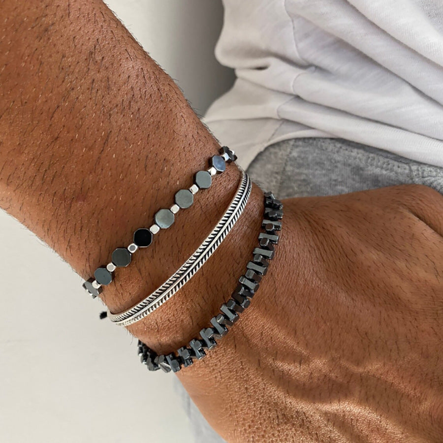 Wholesale Micro-paved Zirconia Dice Bracelet Set