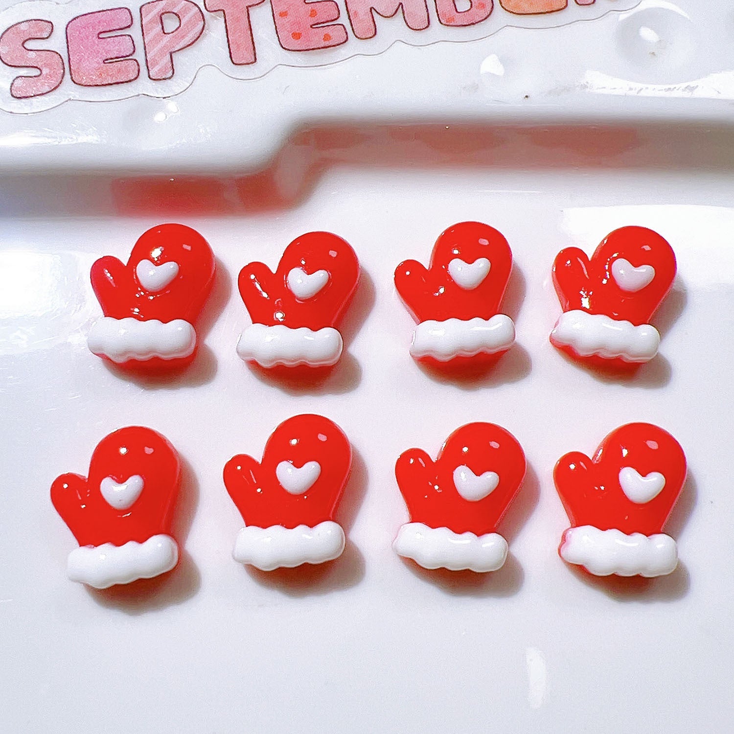 Wholesale 20pcs/pack Christmas resin accessories wholesale DIY handmade materials