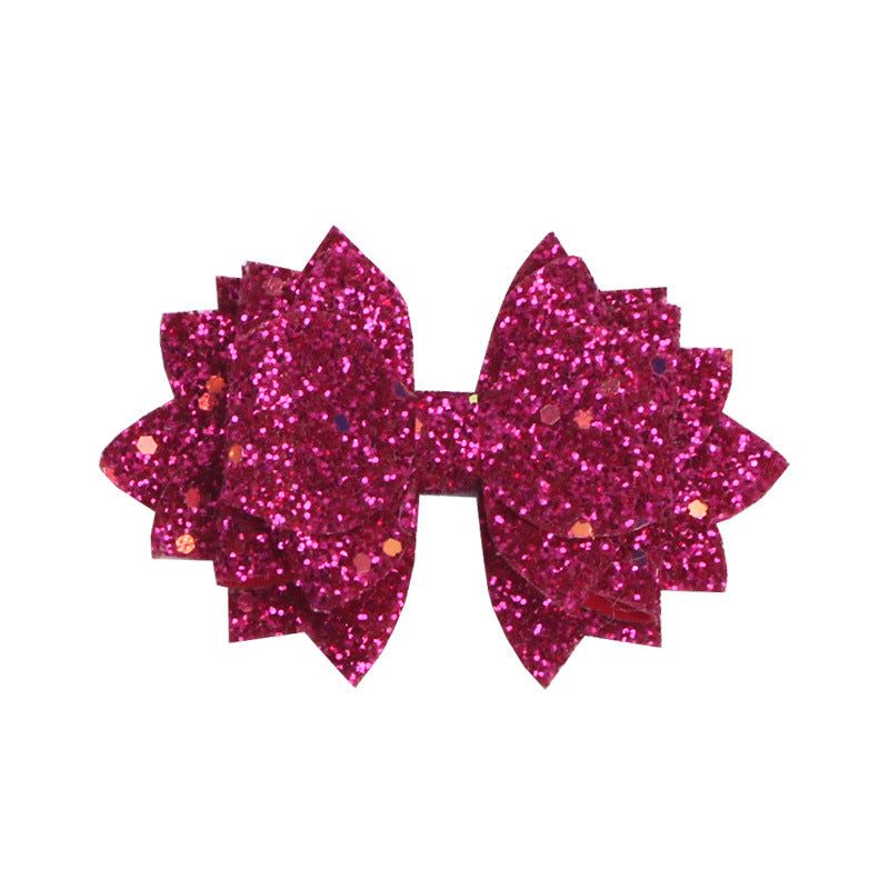 Wholesale Diy Flash Cloth Bow Cup Straw Rubber Band Buckle Decoration Accessories