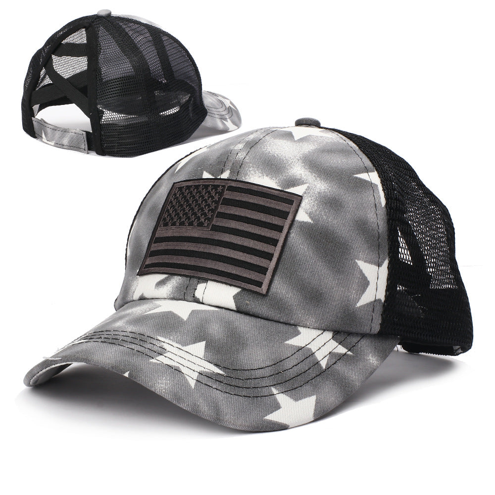 Wholesale Summer Visor American Flag Star Cross Baseball Cap