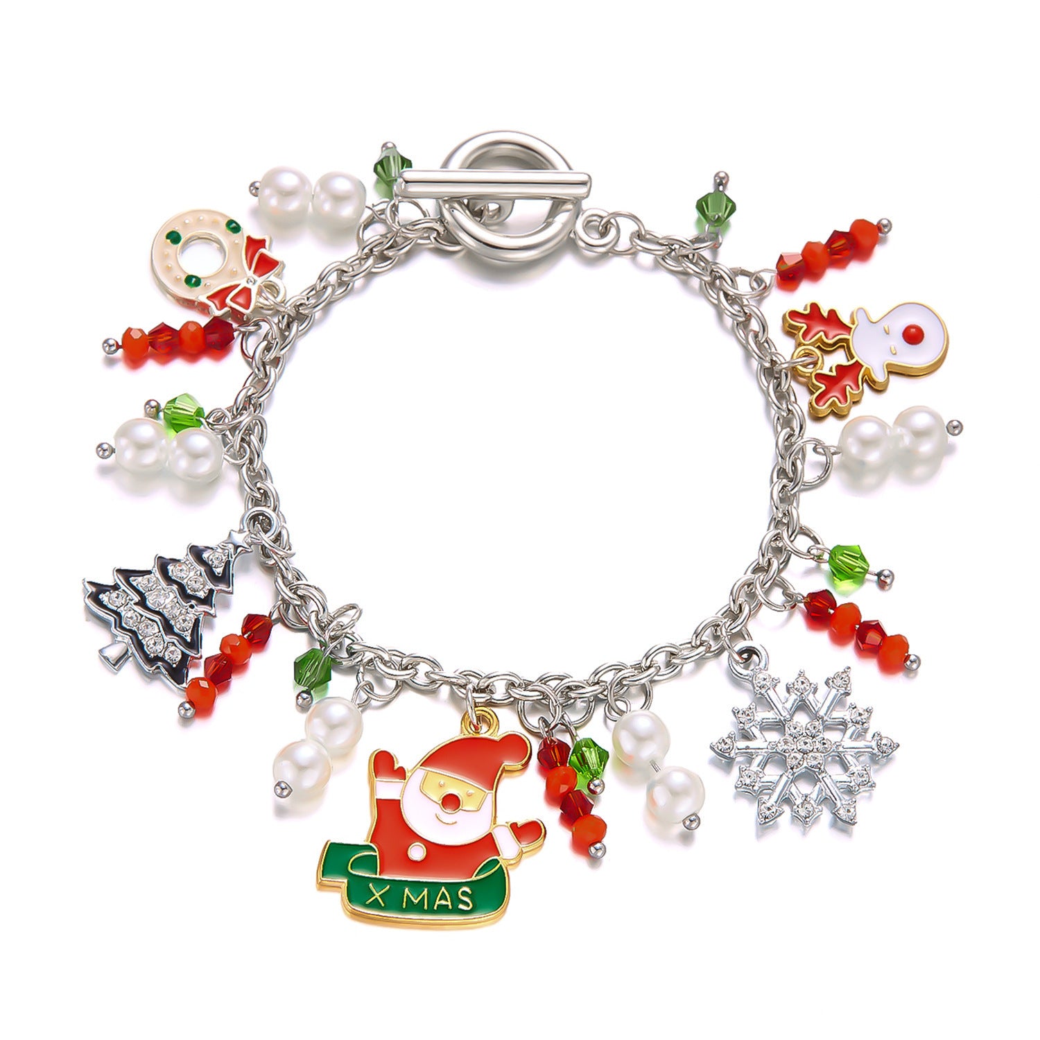 Wholesale Christmas Bracelet Cartoon  Elk Christmas Tree Bracelet