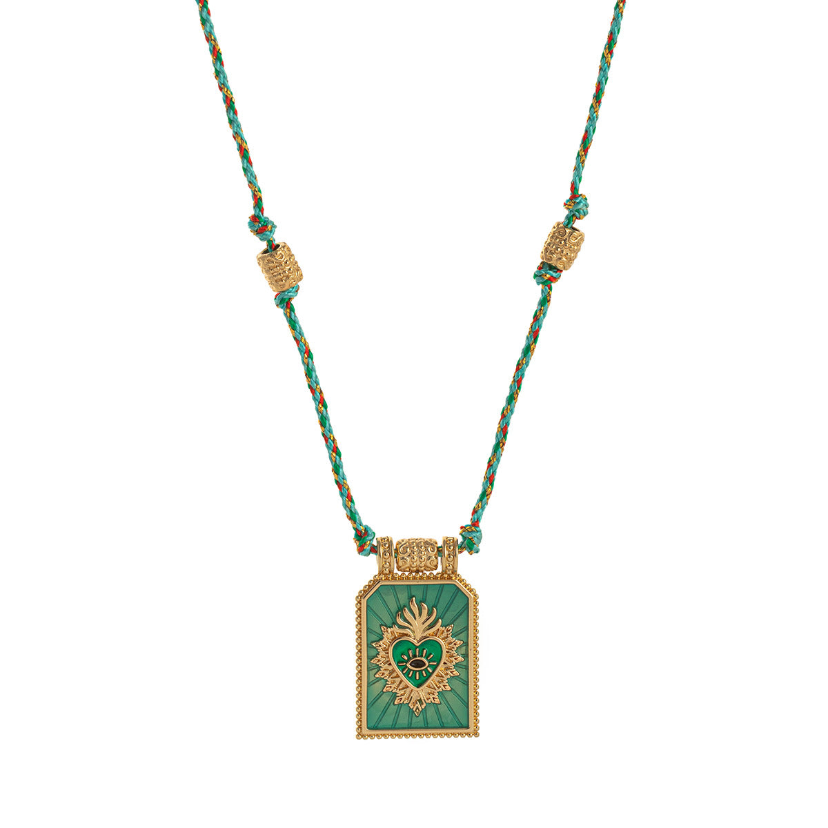 Wholesale Love Tarot Pendant Necklace Lucky Bead Chain Gold-plated Color Preservation