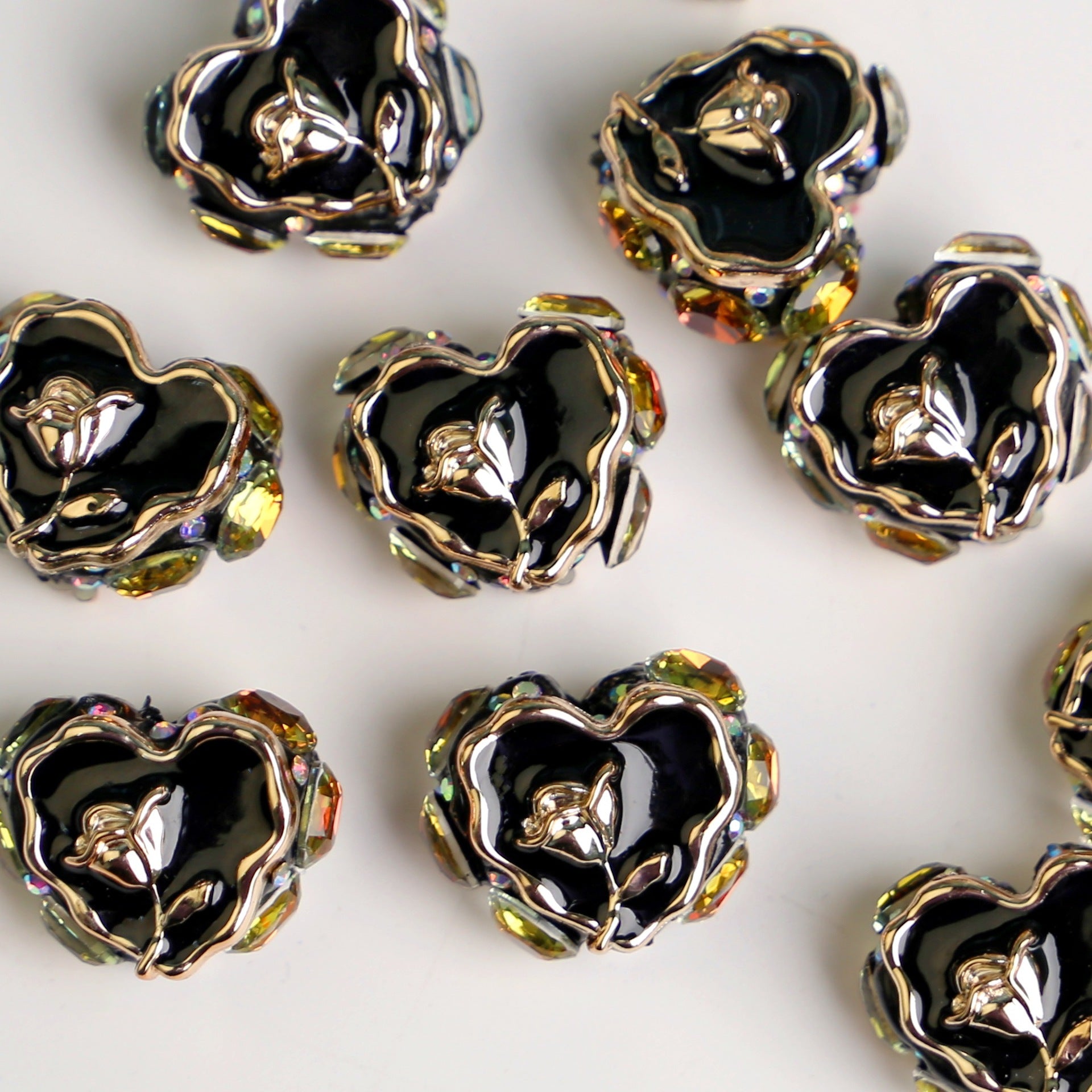 Wholesale Love Heavy Industry Rose Diamond Beads