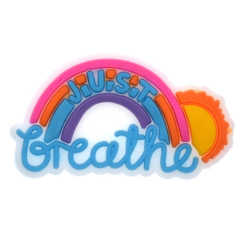 Wholesale 100pcs Summer Soft Rubber DIY Shoe Flower Decorative Buckle Accessories