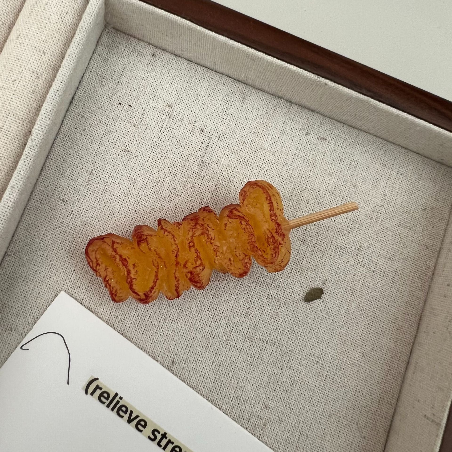 Wholesale Funny and Funny Simulation Food Grilled Skewers Hairpin