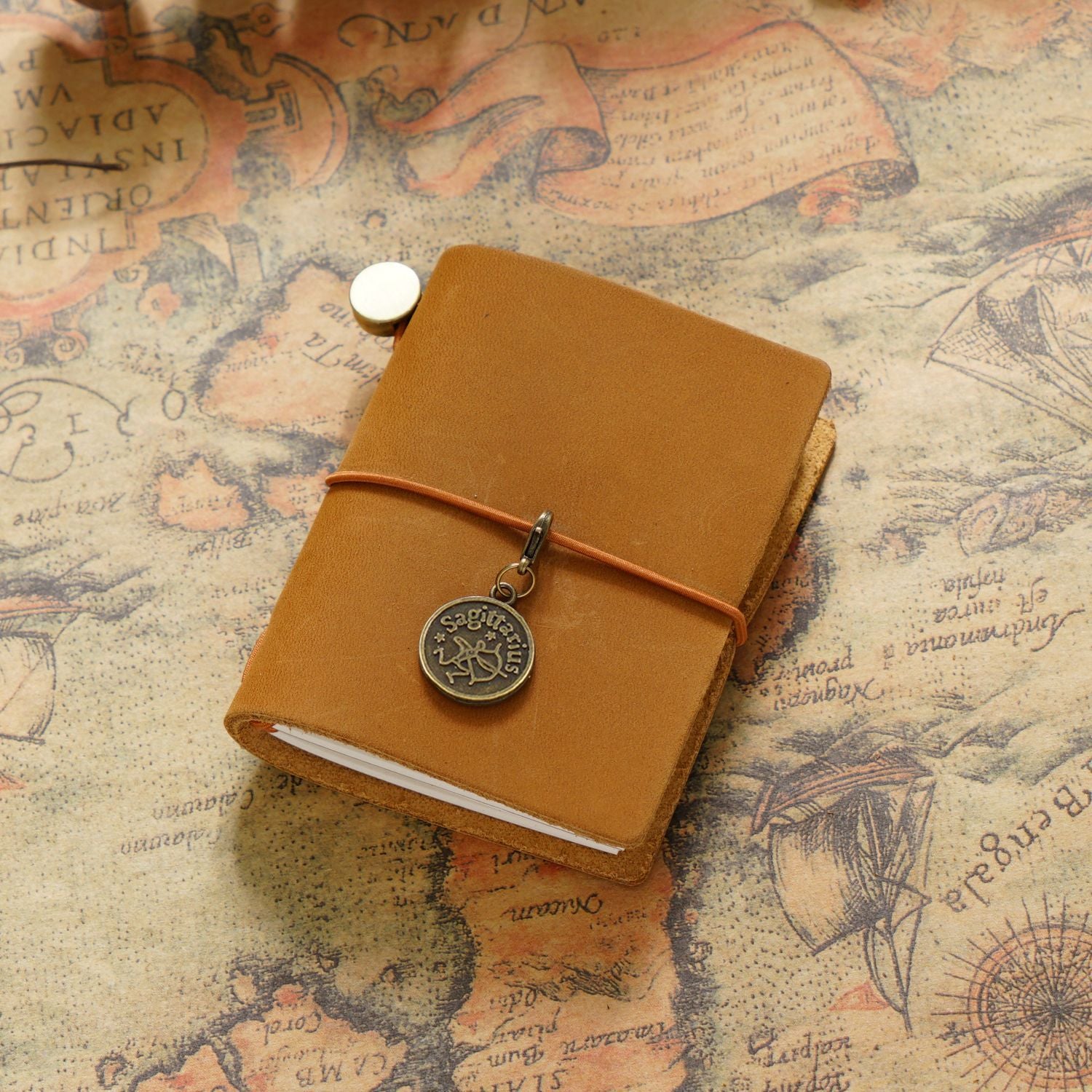 Wholesale Mini cute portable account book handmade leather notebook