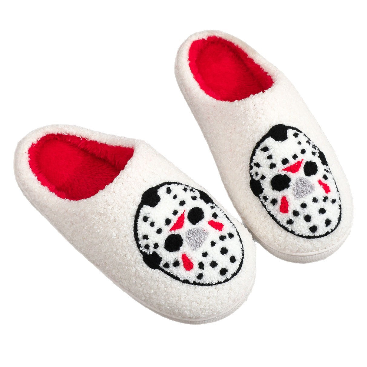Wholesale  Cotton Slippers Autumn and Winter Home Halloween Indoor Non-Slip Cotton Slippers Fleece-Lined Warm Home Couple