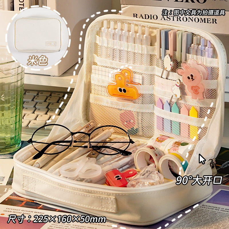 Wholesale New Capacity Polyester Fiber Pencil Case