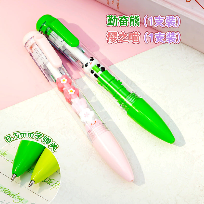 Wholesale DIY string gel pen black smooth ballpoint pen