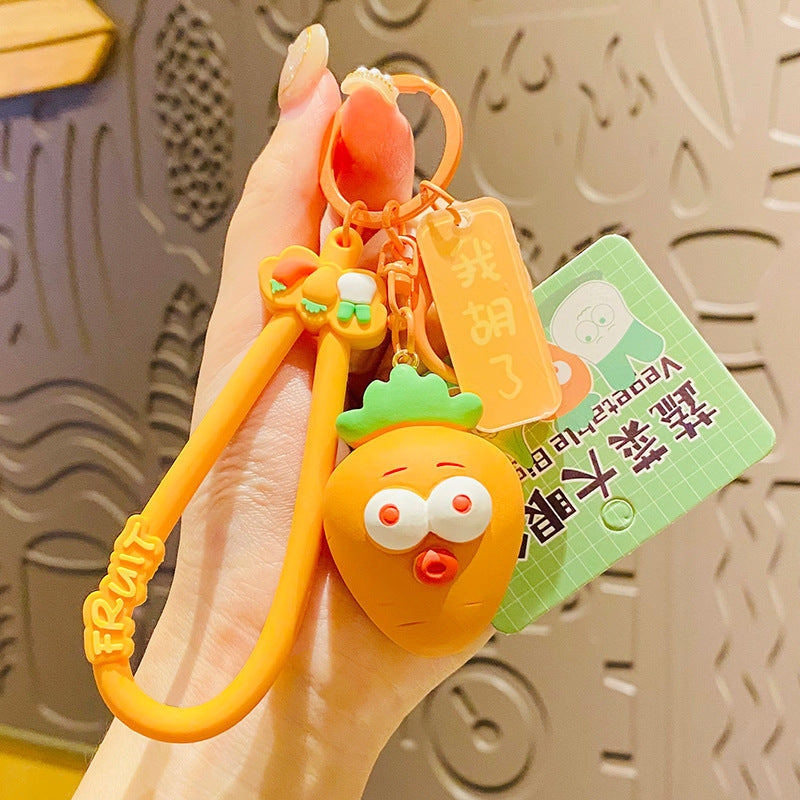 Wholesale Creative Cartoon Vegetable Popeye Resin Keychain