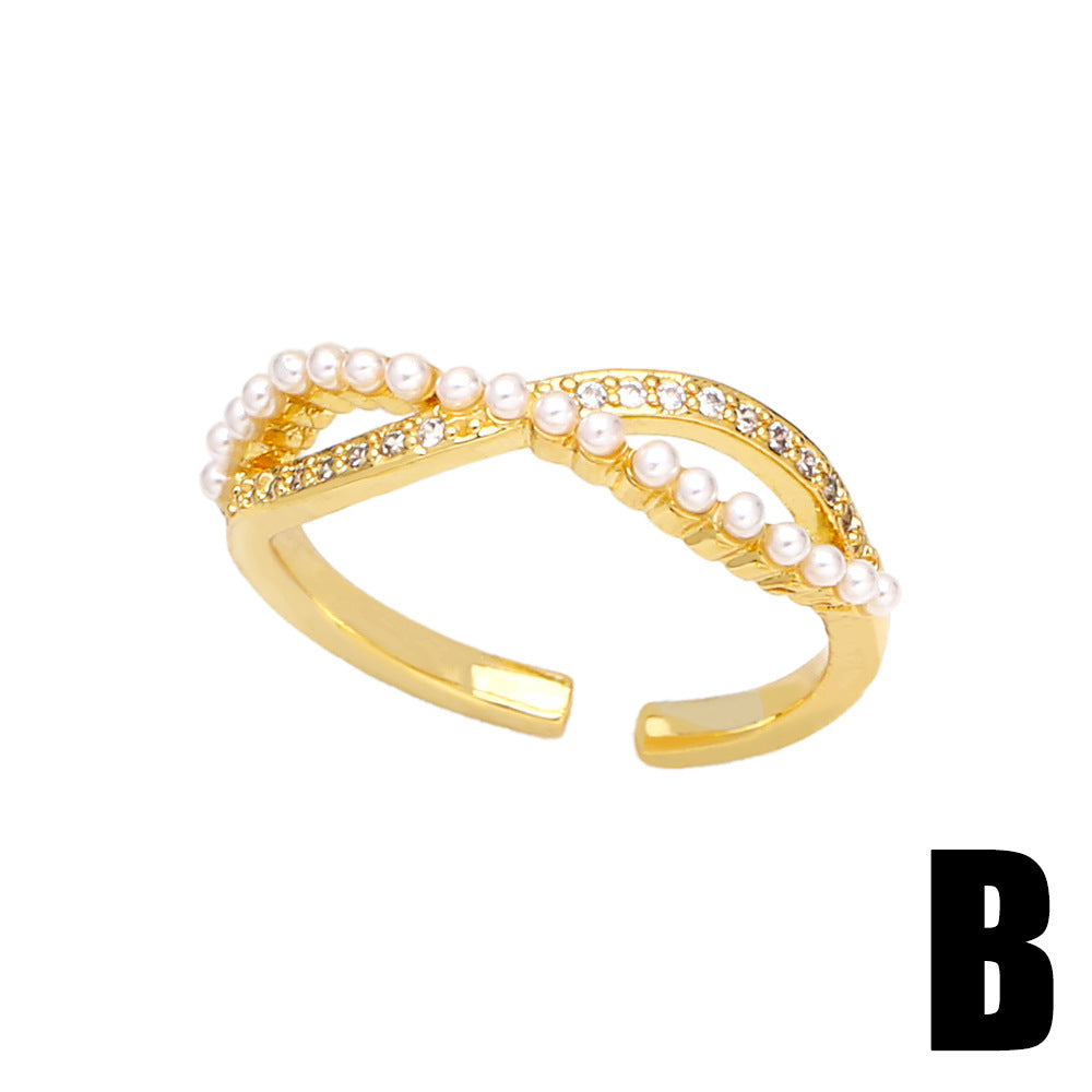 Wholesale New Fox Gold Plated Copper Ring