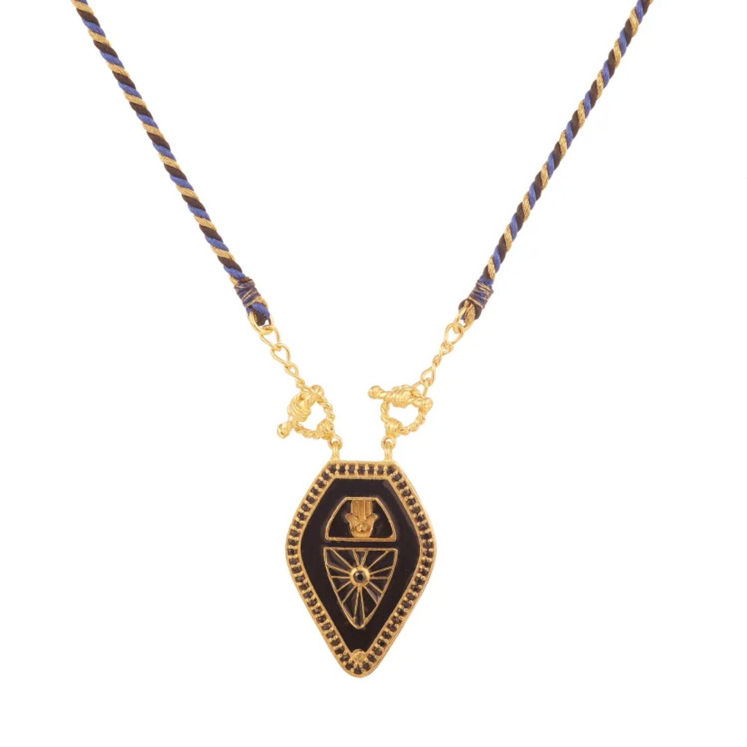 Wholesale Love Tarot Pendant Necklace Lucky Bead Chain Gold-plated Color Preservation