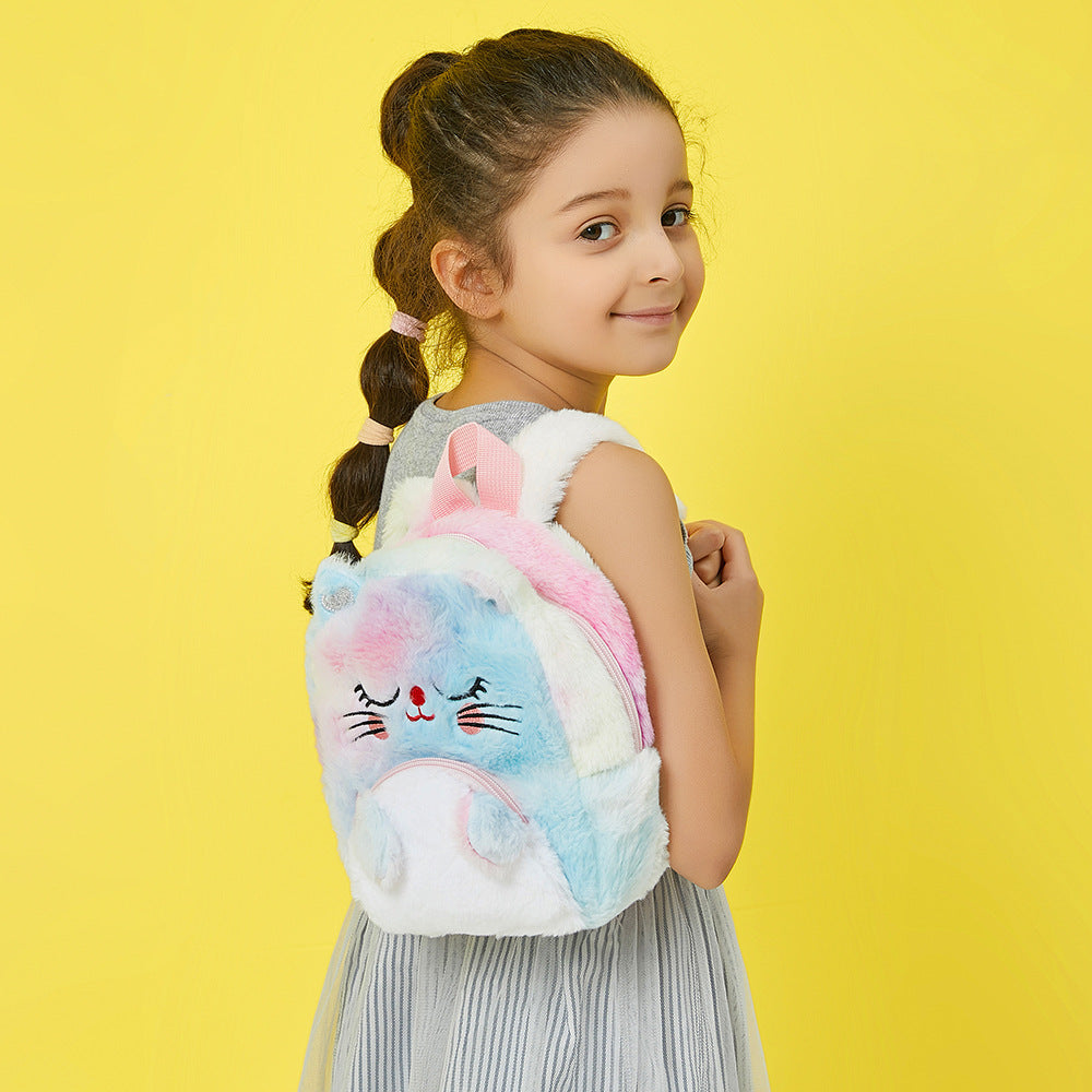 Wholesale Unicorn Plush Big Eyes Cartoon Backpack
