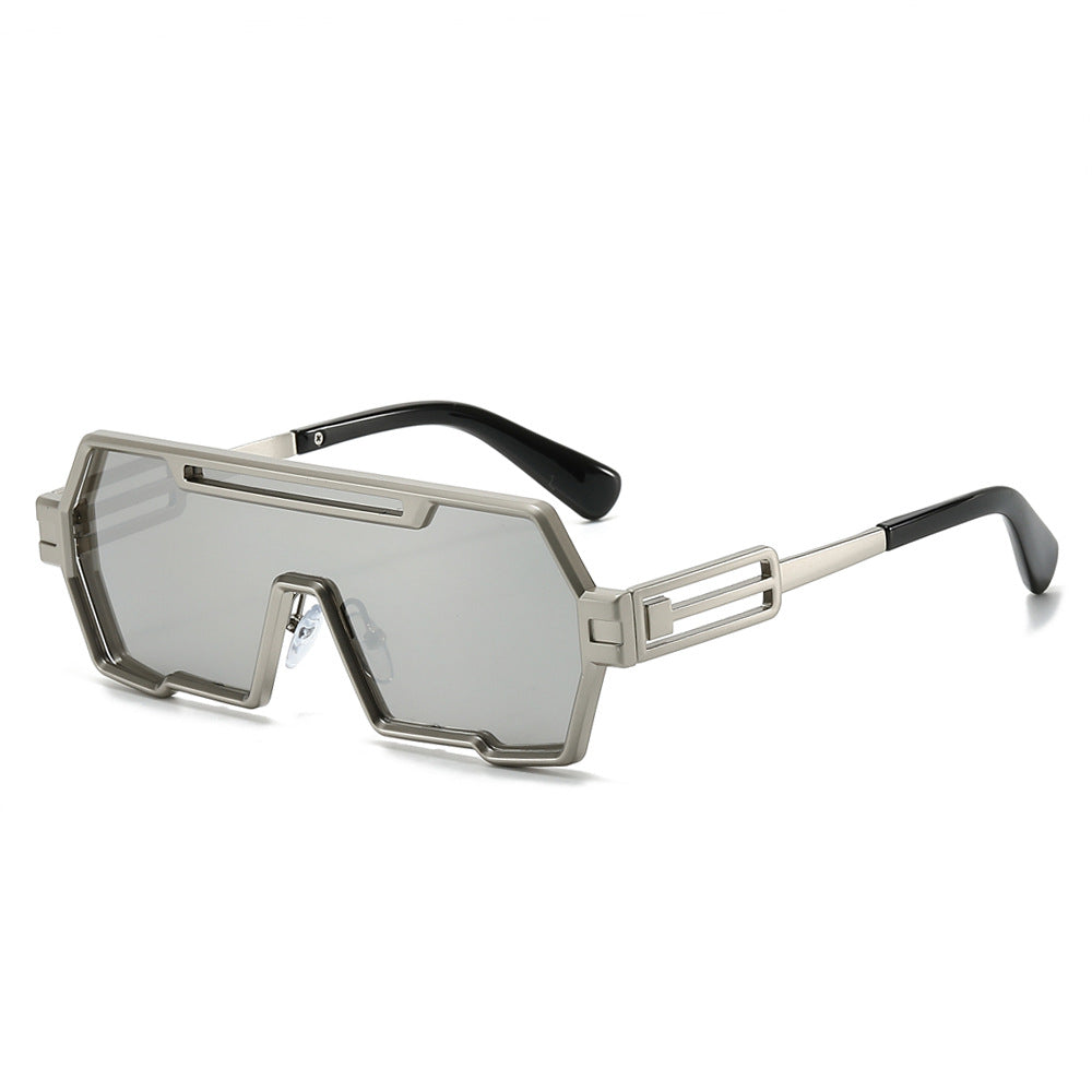 Wholesale Vintage Steampunk One Piece Irregular Sunglasses