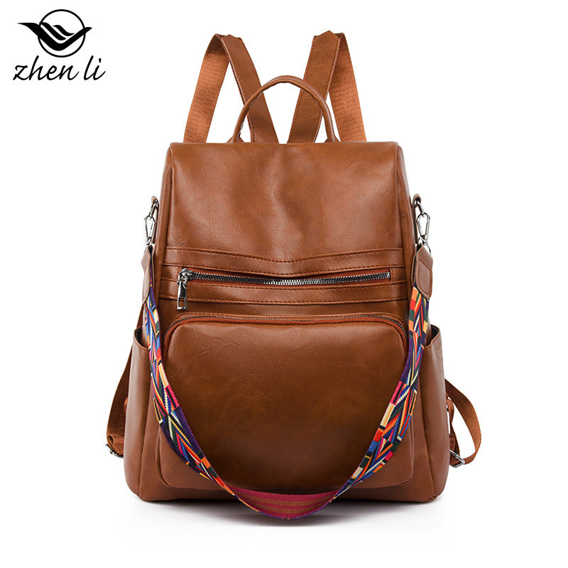 Wholesale High-end Fashion Large Capacity PU Women's Tote Backpack