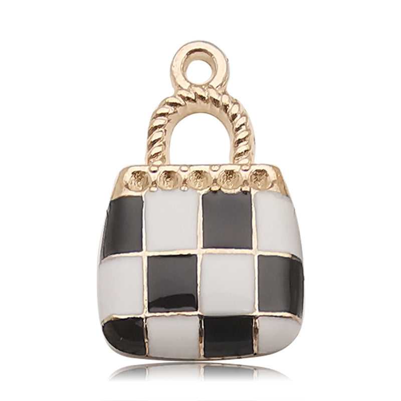 Wholesale Personalized Alloy Oil Dripping Pearl Eye Shadow Flower Perfume Bottle Diy Necklace Pendant Accessories