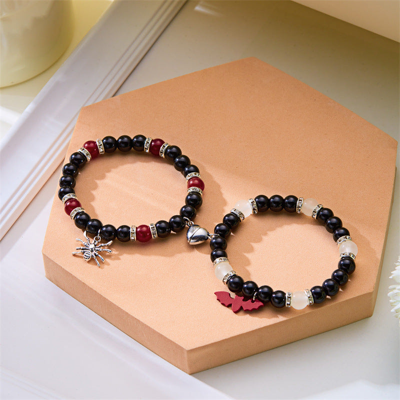 Wholesale  Bat Heart Magnetic Bracelet