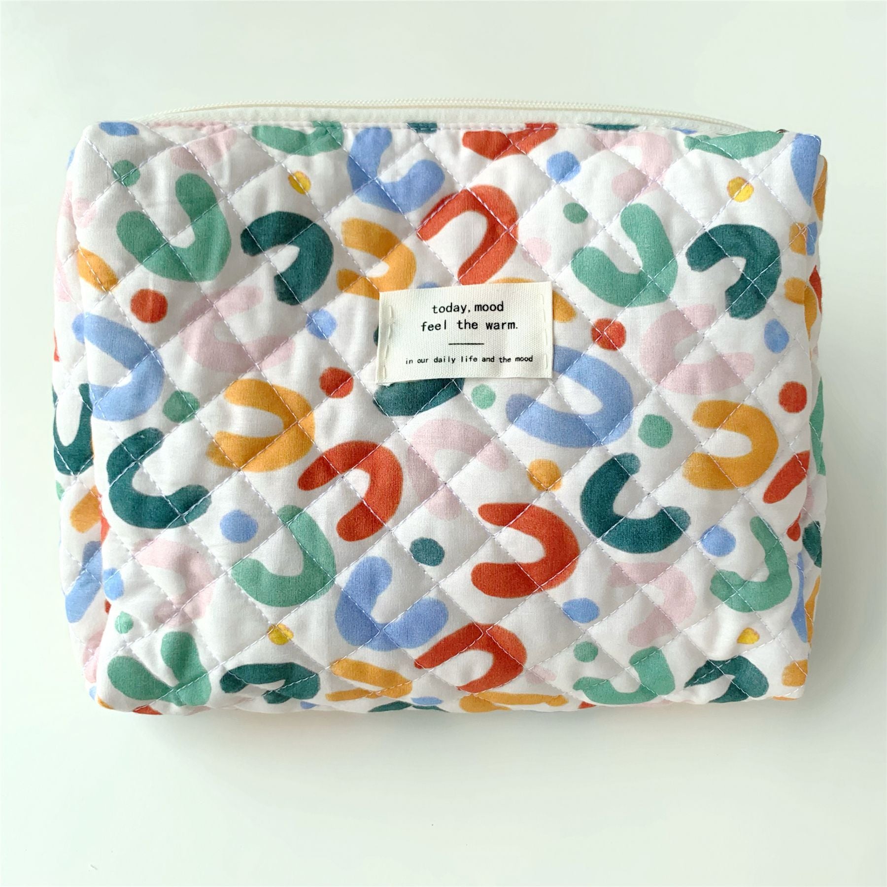 Wholesale Floral Quilted Cotton Storage Bag Cosmetic Bag Liner