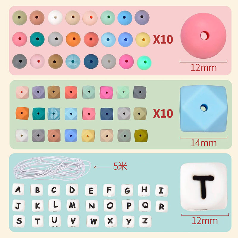 Wholesale 30Boxes Silicone Mixed Colors diy Beads