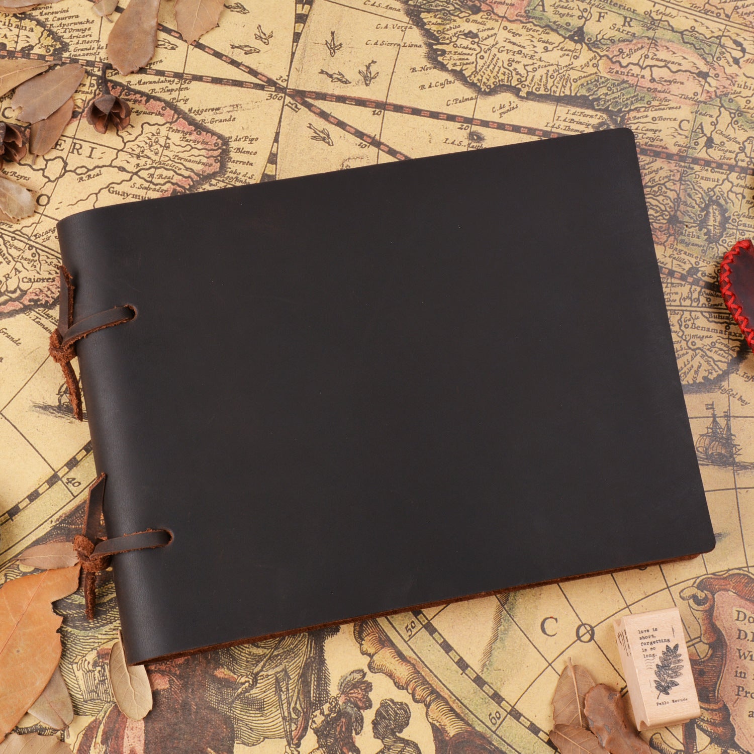 Wholesale Vintage Handmade Cowhide Leather Notepad