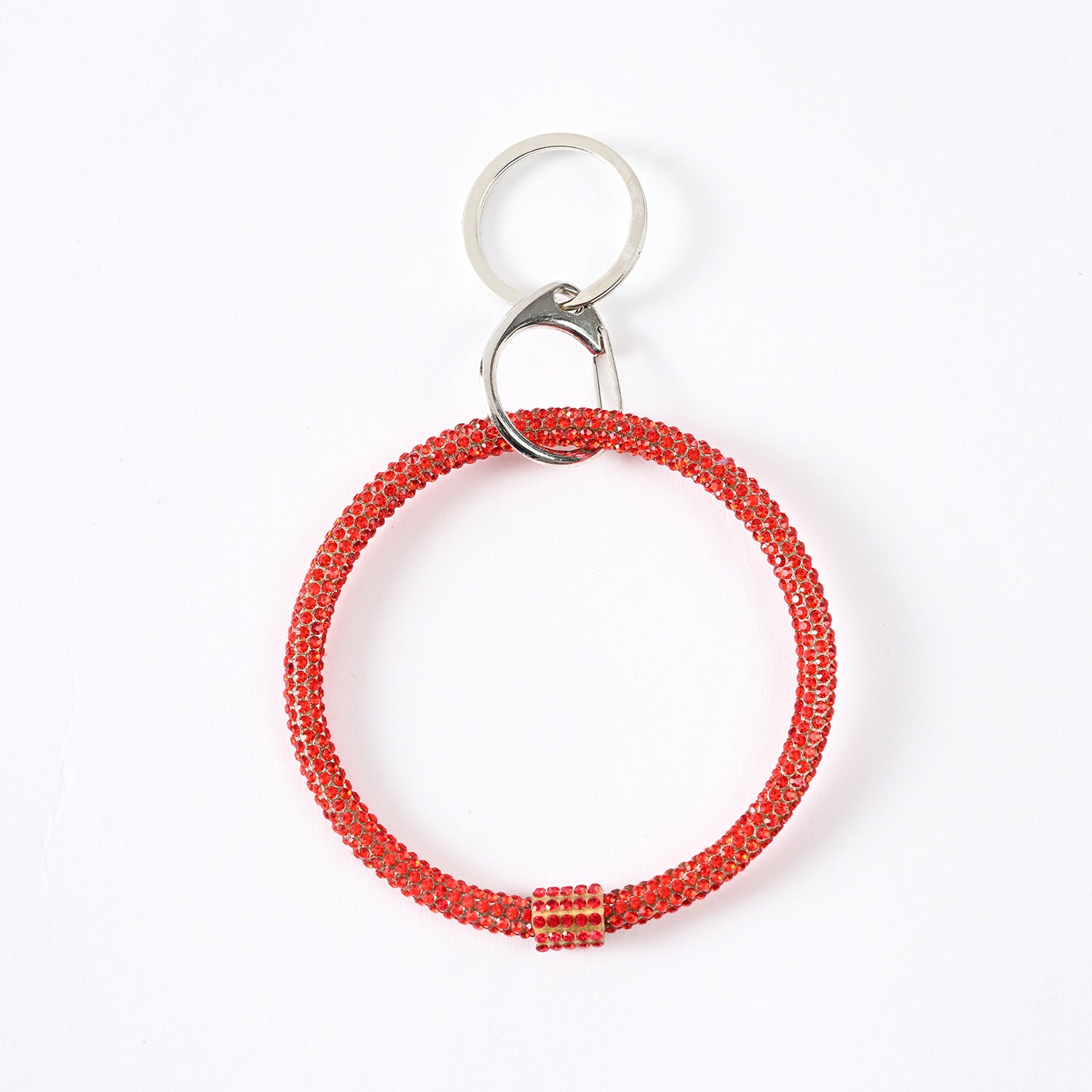 Wholesale rhinestone wrist silicone keychain