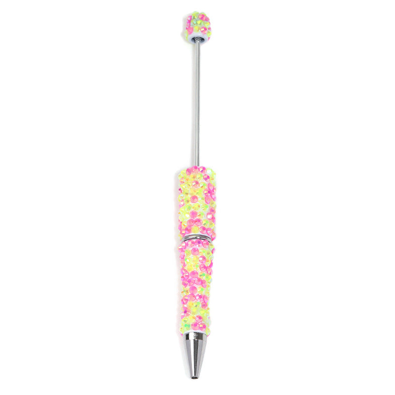 Wholesale 5pcs Full diamond DIY bead pen colorful resin diamond bead pen