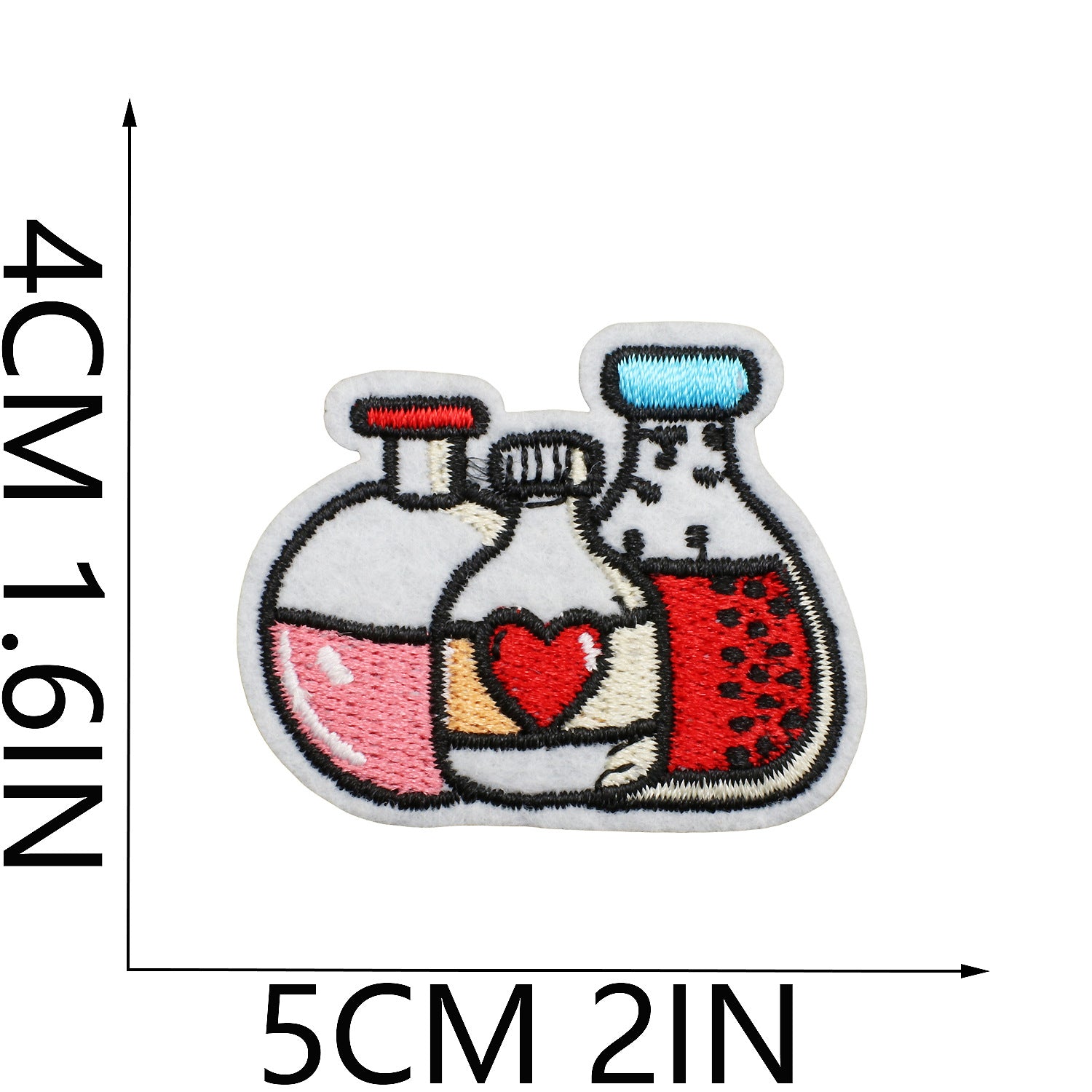 Wholesale Cartoon human organ embroidery patch medical equipment patch