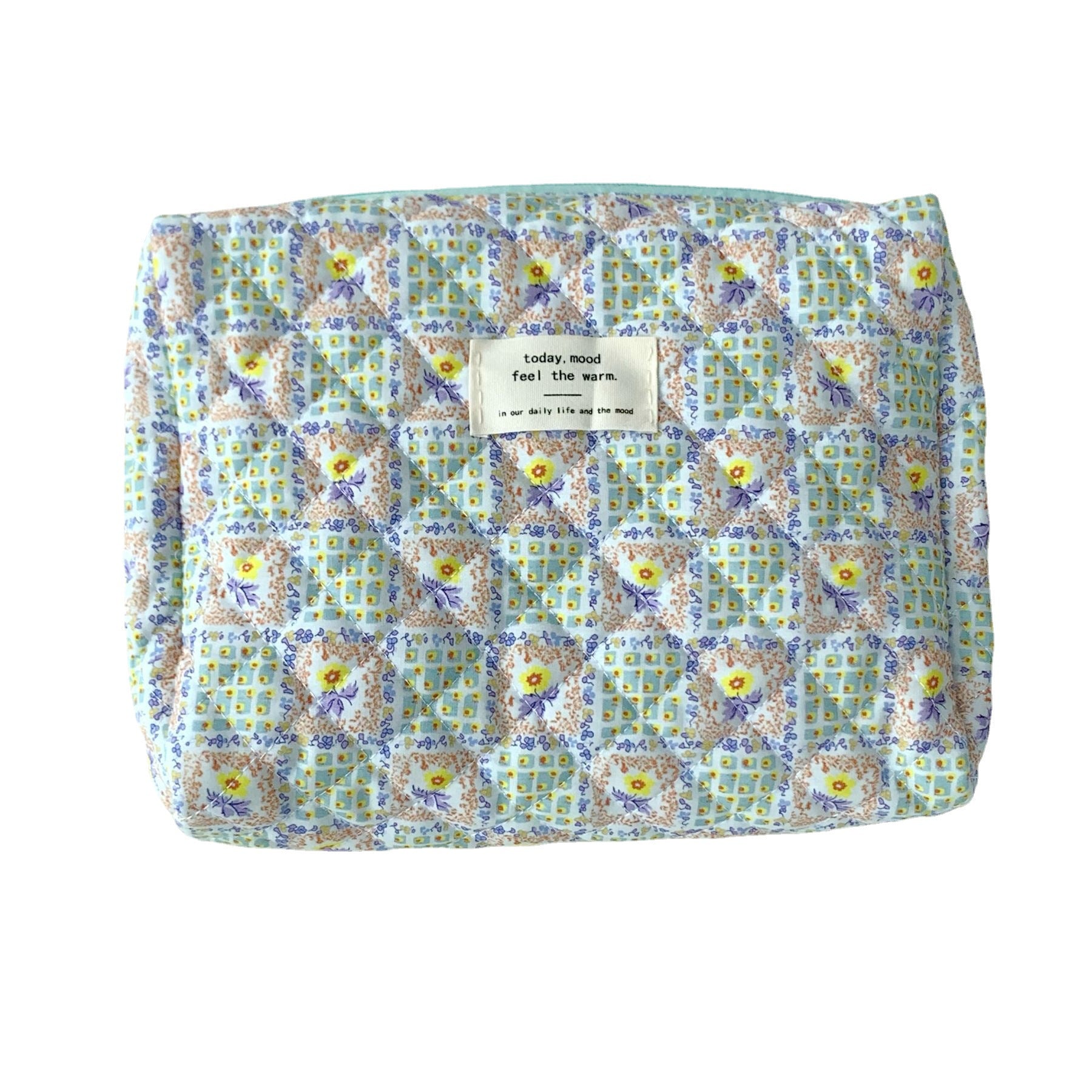 Wholesale Floral Quilted Cotton Storage Bag Cosmetic Bag Liner