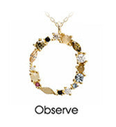 Wholesale 26 Letter Classic Gold Plated Necklaces