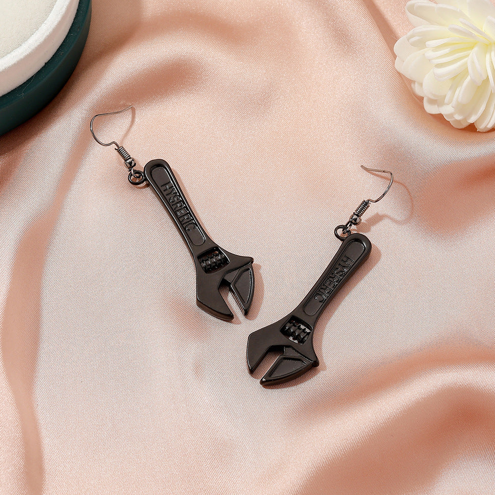 Wholesale Wrench Vintage Alloy Earrings